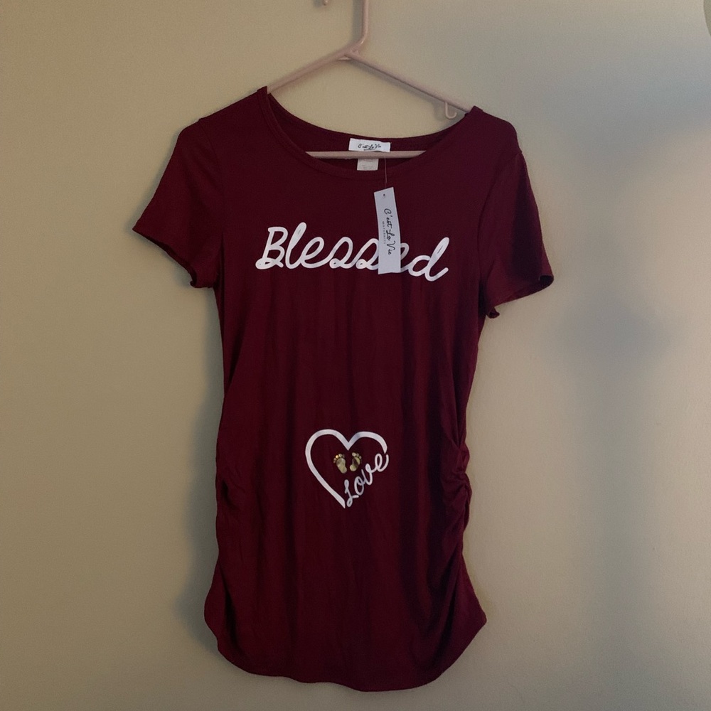 Small maternity shirt